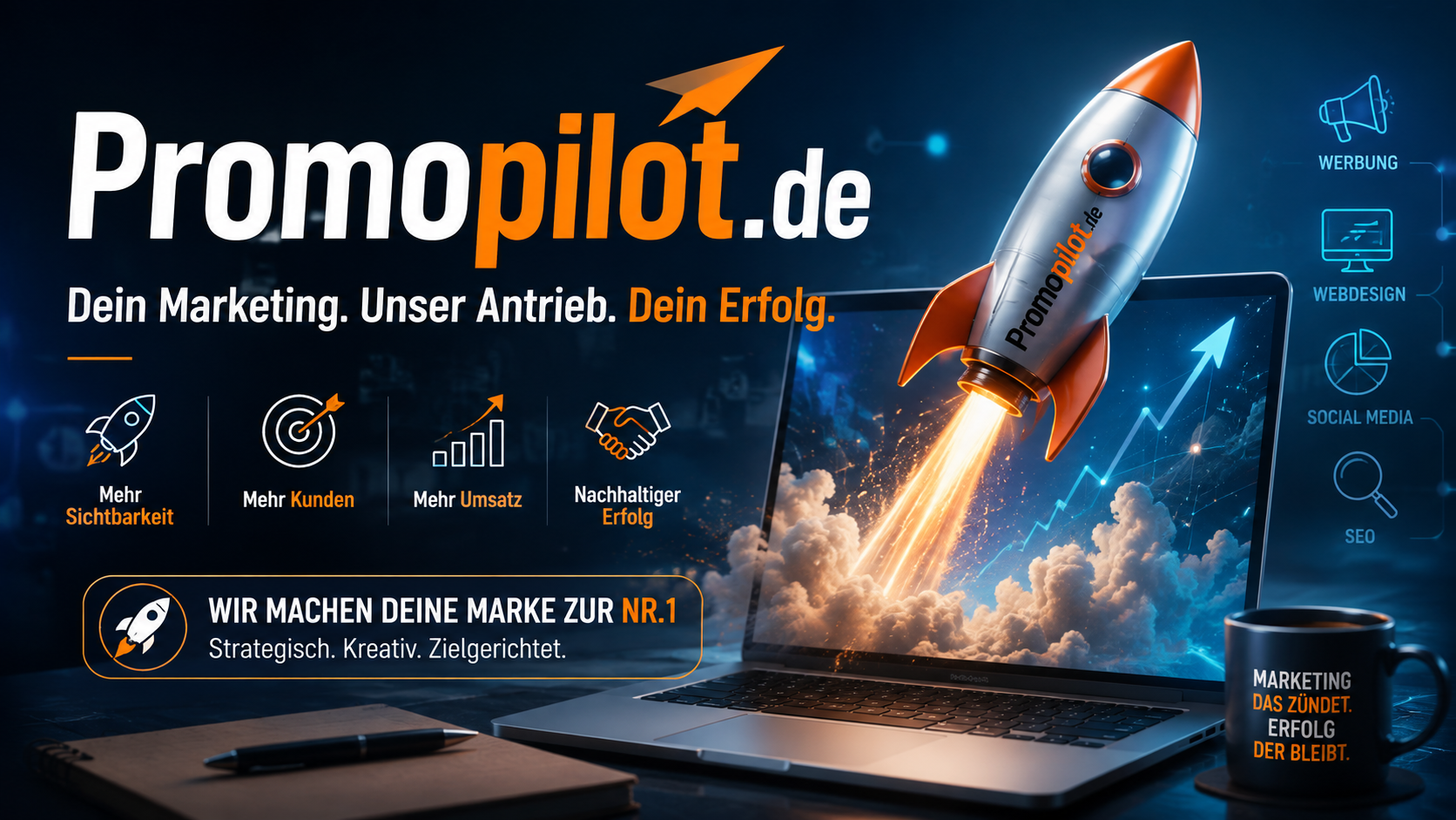 PromoPilot - Deine komplette Marketing Suite unter einem Dach