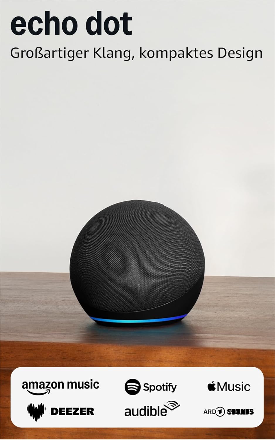 Echo Dot (Neueste Generation) | Smarter WLAN- und Bluetooth-Lautsprecher und gigantischem, sattem Klang | Anthrazit, mit Alexa+ Early Access